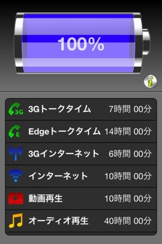 バッテリーの耐用年数 | スクリーンショットその1