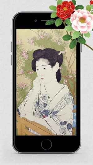 浮世絵壁紙 美しい日本画ギャラリー Iphone 6 6 Plus 5 Ipod対応 Iphone Android 対応のスマホアプリ探すなら Apps
