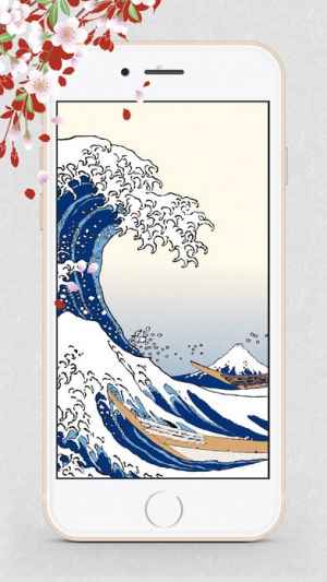 浮世絵壁紙 美しい日本画ギャラリー Iphone 6 6 Plus 5 Ipod対応 Iphone Android 対応のスマホアプリ探すなら Apps