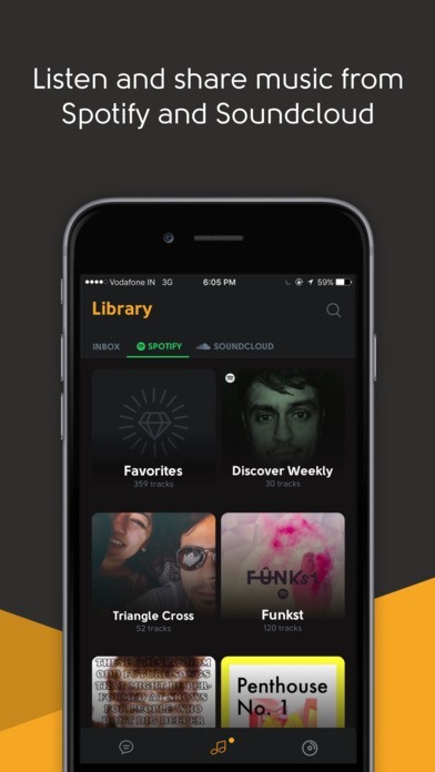 LISN - 同期された音楽チャット | スクリーンショットその2