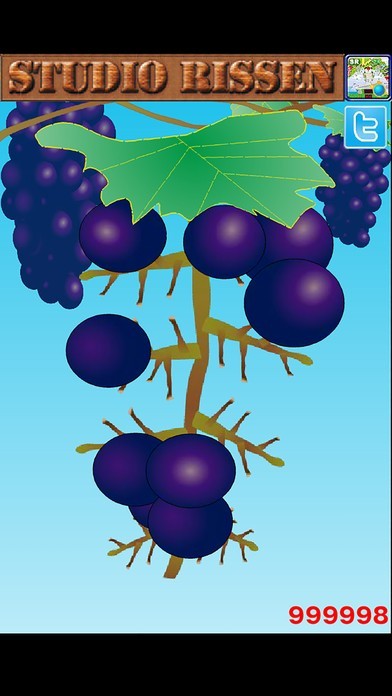 パンちゃんのぶどうがり かわいいパンダのポップなゲーム！スワイプでぷちぷち ストレス解消アプリ | スクリーンショットその2