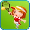 アクション テニス チャレンジ ゲーム： 無料スポーツ ゲーム: 最高 楽しい iphone と ipad 用アプリ アイコン