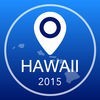 ハワイオフライン地図+シティガイドナビゲーター、観光名所と転送 アイコン