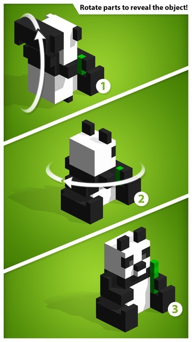 Kubiko　−　3Dピクセルのアートパズルを解こう | スクリーンショットその1