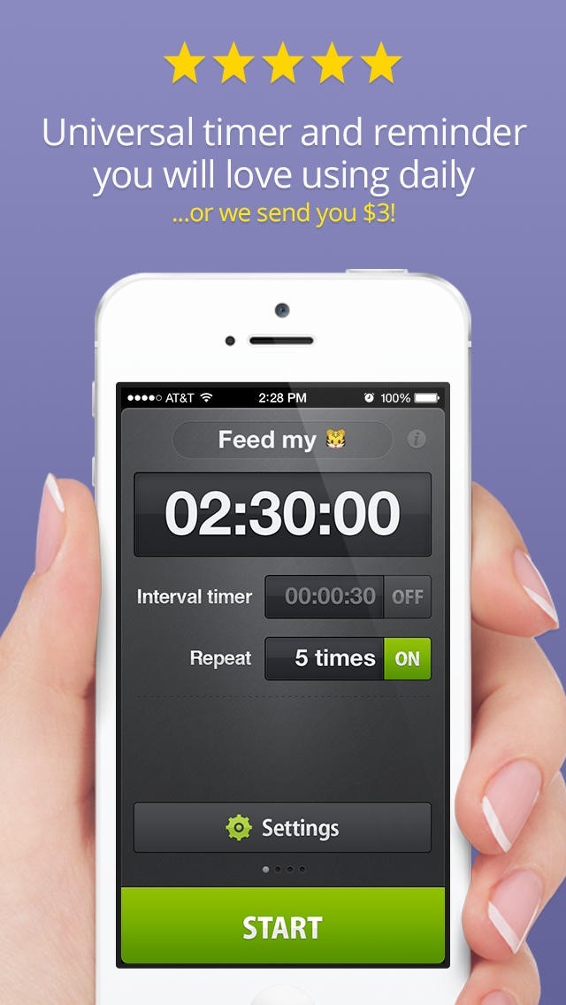 Repeat Timer Pro Repeating Interval Alarm Clock Timer iPhone