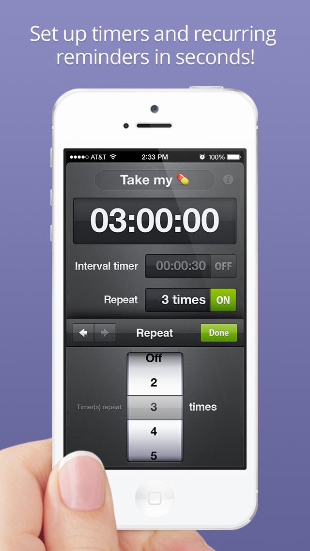 Repeat Timer Pro Repeating Interval Alarm Clock Timer iPhone