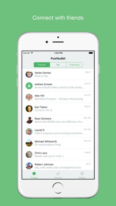 pushbullet iphone