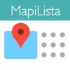 出張や旅行でのスケジュール管理に便利な目的地リストが作成できるマップアプリ"マピリスタ" アイコン