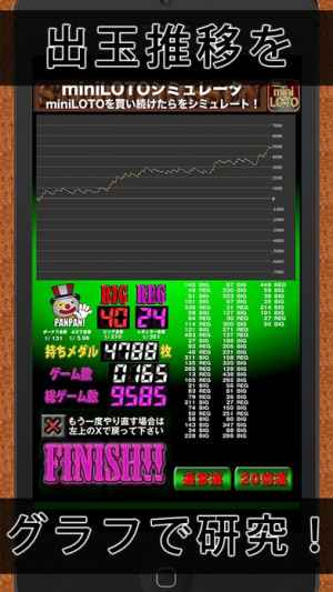 アイジャグスランプシミュレーター パチスロのグラフで設定攻略 アイムジャグラー解析推測ツール Iphone Androidスマホアプリ ドットアップス Apps