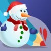 塗り絵の本 子供のためのクリスマスのサンタクロース、雪だるま、エルフや贈り物のような多くの写真とともに。絵を描画する方法：学ぶためのゲーム アイコン