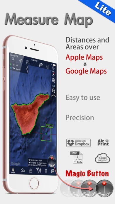 地図計測ライト | スクリーンショット