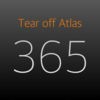 Tear off Atlas -地図グラフィックのカレンダー- アイコン