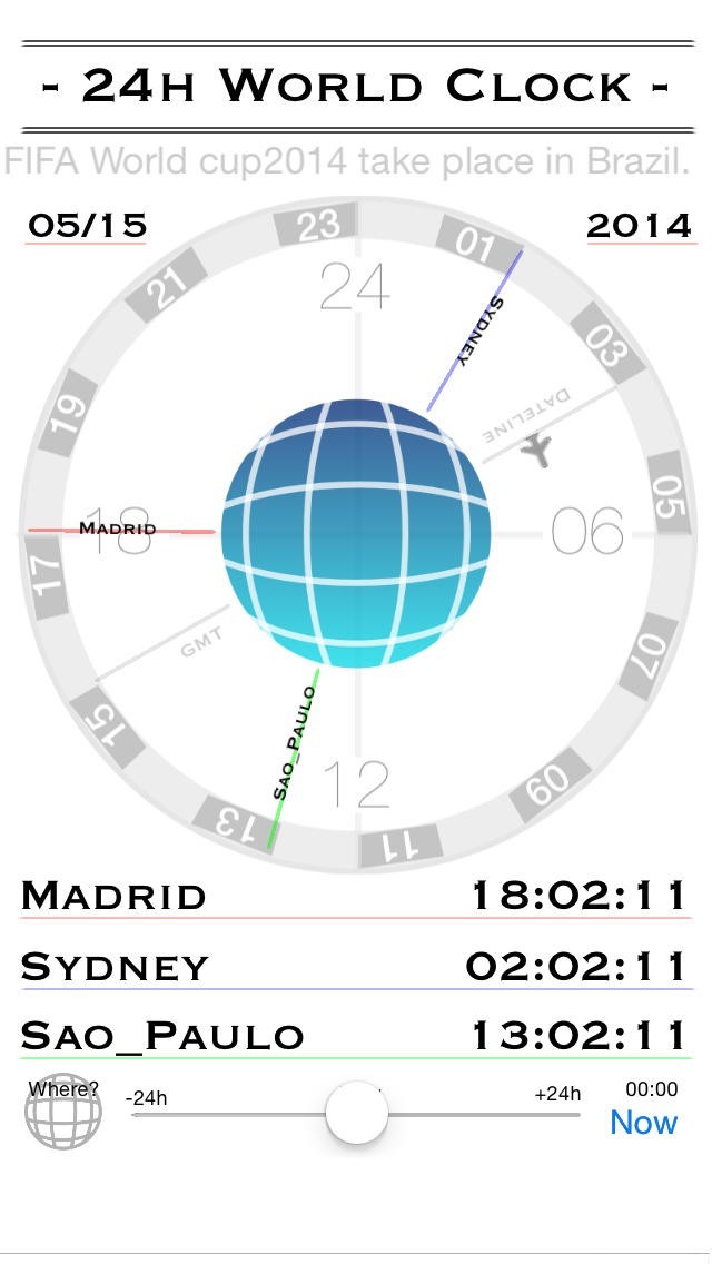 24h WorldClock iPhone・Android対応のスマホアプリ探すなら.Apps