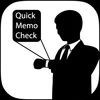 Quick Memo Check  - ウォッチとウィジェットで確認できる最速簡単メモ アイコン