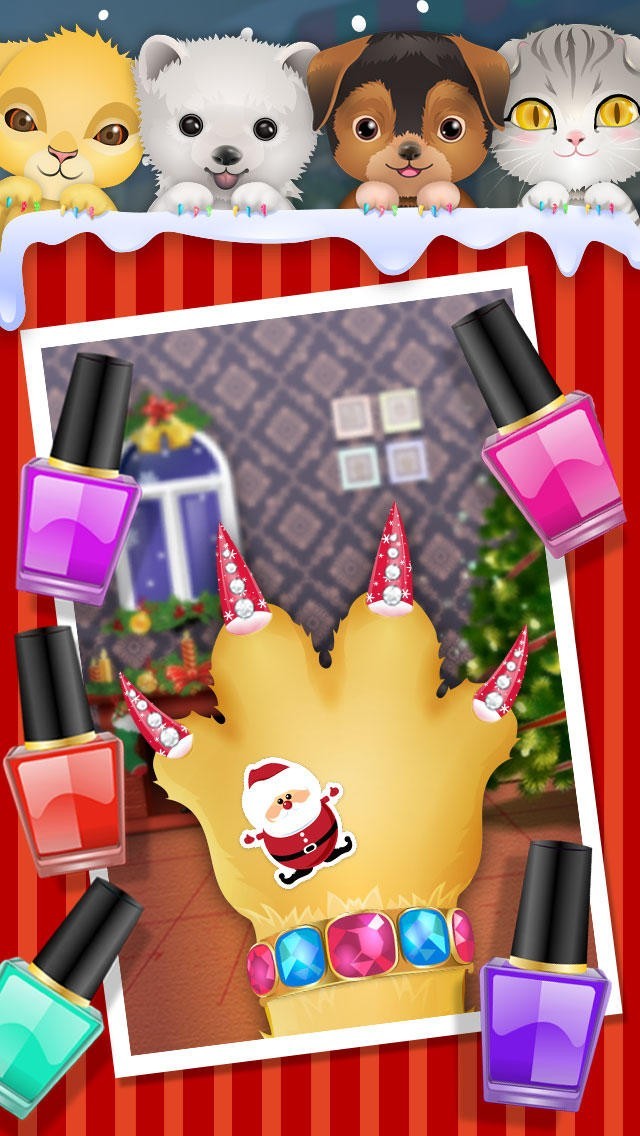 クリスマスペットネイルサロン - 子供のゲーム | スクリーンショットその2