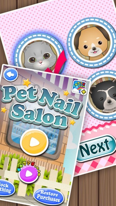 ペットネイルサロン - 子供向けゲーム | スクリーンショットその2