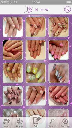 ネイルパフェ 人気ネイルデザインやサロン情報をアプリ内で簡単チェック Nail Parfait Iphone Android対応のスマホアプリ探すなら Apps