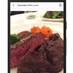 簡単に毎日の食事を記録できるシンプルなフード・ドリンクアプリ: mealのアイコン