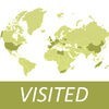 Visited Countries Map - World Travel Log for Marking Where You Have Been アイコン