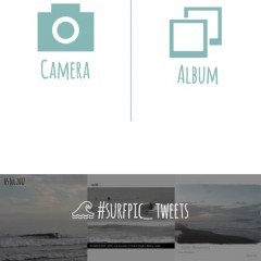SurfPicは海にぴったりなおしゃれ写真が作れるサーファー必携アプリ！のアイコン