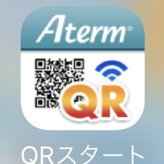 Wi-Fiの接続が簡単に「AtermらくらくQRスタート」のアイコン
