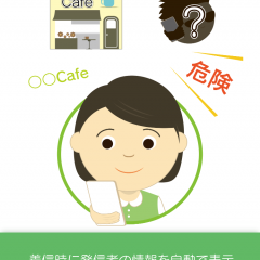 迷惑電話とはバイバイ！約に立つアプリ「どこから電話」のアイコン