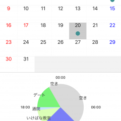 1日管理カレンダー・シンプルに１日のスケジュールが確認できるスケジュール帳のアイコン