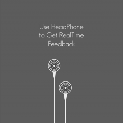 Feedback Recorder（フィードバック・レコーダー）入力音声が聴こえるレコーダーのアイコン