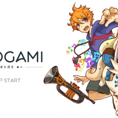 「OTOGAMI」は和風×スタイリッシュなリズムゲームのアイコン