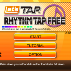 レッツタップ：リズムタップ 無料版 - 世界初の画面を触らずに遊べるリズムタップゲームのアイコン