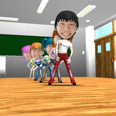 「3D グルグルダンス」の顔ハメ写真でみんなとダンス！仲間と盛り上がろうのアイコン