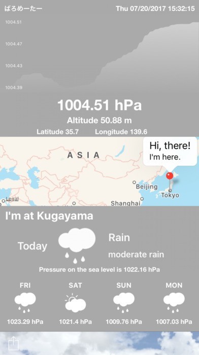 myBarometer | スクリーンショットその1