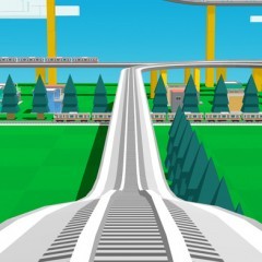 「ツクレール - 線路をつなぐ電車ゲーム 子供も大人も運転手気分」 - 簡単操作で運転士になれるゲームアプリのアイコン