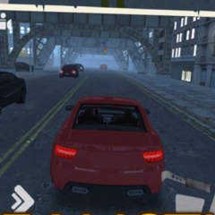 「夜の街のトラフィック通り道路車がドリフトを運転し、キャリア シミュレータを駐車場」どハマり注意！ドリフトゲームで隙間時間がなくそう！のアイコン