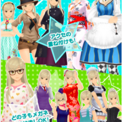 お好みのコーディネートで美少女を着せ替え！おすすめのスマホRPG！のアイコン