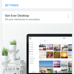 「Ever - Photo Backup & Storage」無料で使えるストレージアプリが便利！のアイコン