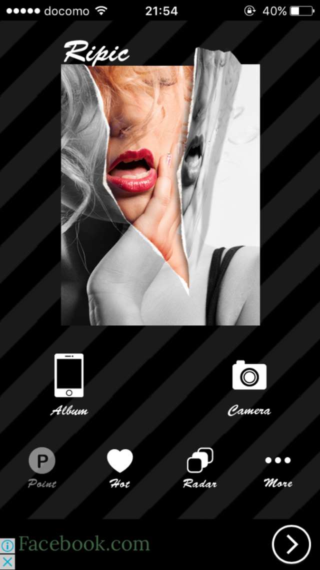 スーパーお洒落な無料の画像加工フィルターripic 人とは違った写真加工でスタイリッシュな一枚に仕上げます Iphone Android対応のスマホアプリ探すなら Apps