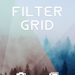 「FilterGrid-１枚の写真に多数のフィルターを！」お洒落な写真が簡単手軽に！のアイコン
