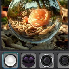 「InFisheye」正方形サイズのユニークな魚眼レンズ写真が撮影できるアプリのアイコン