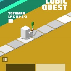 「Cubic Quest - トーフ勇者の簡単操作ちょいムズRPG！」-豆腐勇者で大冒険！のアイコン