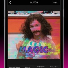 「Glitch Wizard - Distort Photos to Trippy GIFs」個性派のあなたへ！簡単にグリッチ・アートが作れちゃうアプリのアイコン