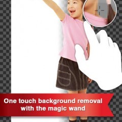 「Eraser - 背景透明化,自動選択,ふちぼかし」で写真の背景を透明に簡単にできる便利アプリ！のアイコン