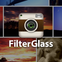 「FilterGlass」はまるでプリクラ機のように加工できるアプリです！のアイコン