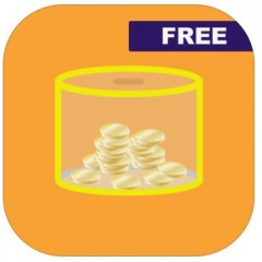 貯金箱の中身が見える？！「まる見え貯金箱 無料版」で貯金をしよう！のアイコン