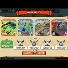 スワイプでの移動がスムーズでサクサクゲームが進行するアプリ！Cube Knight : Battle of Camelotのアイコン