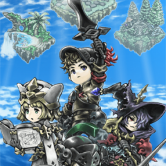 キャラクターのタッチが魅力的なスマホ無料ゲーム「スカイダンジョン」のアイコン