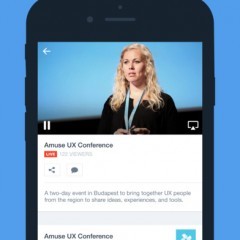 「Ustream」場所を選ばず、世界中に配信ができる！のアイコン