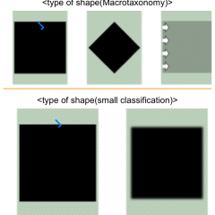 「型ぬきF」は、スマホに保存してある写真をいろいろな形に型ぬきできるアプリのアイコン