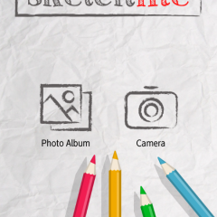「Sketch Me! Sketch&Cartoon」アプリで写真をスケッチ画風に！のアイコン