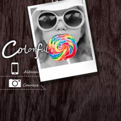 「Colorful-白黒やモザイク、セピアで無料の画像編集できるカメラアプリ! 」簡単操作でおしゃれな画像ができあがり！のアイコン